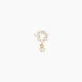 Bijoux sur Grenoble : Histoire d'Or Piercing Himalia Or Jaune Oxyde De Zirconium