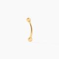 Bijoux sur Grenoble : Histoire d'Or Piercing D'oreille Et/ou D'arcade Bolek Or Jaune