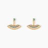 Histoire d'Or Bijoux D'oreilles Zoila Plaqu&eacute; Or Jaune Oxyde De Zirconium
