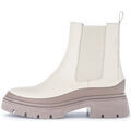 Bottines Gabor Bottines en cuir lisse &agrave; talon d&eacute;croch&eacute; Beige Grenoble