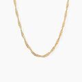 Bijoux sur Grenoble : Histoire d'Or Collier Fern Plaqu&eacute; Or