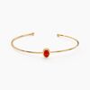 Histoire d'Or Bracelet Jonc Vintage Love Plaque Or Jaune Pierre De Synthese