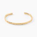 Bijoux sur Grenoble : Histoire d'Or Bracelet Jonc Or&eacute;e Plaqu&eacute; Or Jaune
