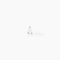 Bijoux sur Grenoble : Histoire d'Or Piercing D'oreille Lourdes Argent Blanc Oxyde De Zirconium