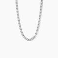Bijoux sur Grenoble : Histoire d'Or Cha&icirc;ne Casper Maille Gourmette Argent Blanc