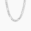 Bijoux sur Grenoble : Histoire d'Or Cha&icirc;ne Vivian Maille Alternee 1/3 Argent Blanc