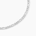 Bijoux sur Grenoble : Histoire d'Or Cha&icirc;ne Vivian Maille Alternee 1/3 Argent Blanc