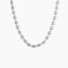 Histoire d'Or Collier Maille Argent Carrus