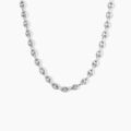 Bijoux sur Grenoble : Histoire d'Or Collier Maille Argent Carrus