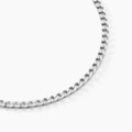 Bijoux sur Grenoble : Histoire d'Or Collier Maille Santino Argent Blanc