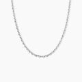 Bijoux sur Grenoble : Histoire d'Or Collier Maille Argent Claudine