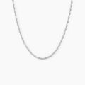 Histoire d'Or Collier Ciana Torsade Diamante Argent Blanc