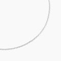 Bijoux sur Grenoble : Histoire d'Or Cha&icirc;ne Claudine Maille For&ccedil;at Argent Blanc