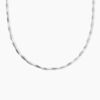 Histoire d'Or Collier Ciel Argent Blanc