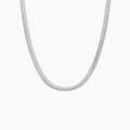 Bijoux sur Grenoble : Histoire d'Or Collier Argent Blanc Alayna
