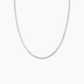 Bijoux sur Grenoble : Histoire d'Or Cha&icirc;ne Kassie Maille Omega Argent Blanc