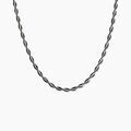 Bijoux sur Grenoble : Histoire d'Or Collier Abie Torsade Argent Bicolore