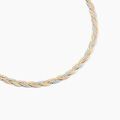 Bijoux sur Grenoble : Histoire d'Or Collier Elae Argent Tricolore