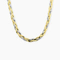 Bijoux sur Grenoble : Histoire d'Or Collier Elae Argent Bicolore