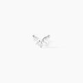 Bijoux sur Grenoble : Histoire d'Or Piercing D'oreille Unitaire Argent Blanc Enyo Oxyde De Zirconium