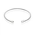 Histoire d'Or Bracelet Jonc Danae Argent Blanc Oxyde De Zirconium