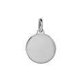 Pendentifs sur Artemare : Pendentif en argent m&eacute;daille &agrave; graver petit mod&egrave;le - plaque prestige