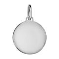 Pendentif en argent m&eacute;daille &agrave; graver moyen mod&egrave;le - plaque prestige
