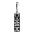 Pendentifs sur Artemare : Pendentif en argent Tiki avec motif Chance