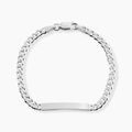 Histoire d'Or Bracelet Identit&eacute;e Casper Argent Blanc