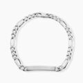 Bijoux sur Grenoble : Histoire d'Or Bracelet Identit&eacute;e Vivian Argent Blanc