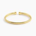Histoire d'Or Bracelet Jonc Allure Argent Jaune