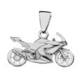 Pendentifs sur Artemare : Pendentif en argent moto de course