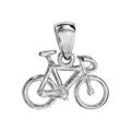 Pendentifs sur Artemare : Pendentif en argent v&eacute;lo de course