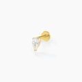 Histoire d'Or Piercing Stilla Titane Dor&eacute; Oxyde De Zirconium