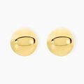 Histoire d'Or Bijoux D'oreilles Perles Solaires Acier Jaune