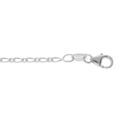 Chaine sur Artemare : Cha&icirc;ne de cheville en argent mailles 1+1 largeur 2mm et - longueur 23cm + 2cm de rallonge