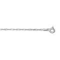 Chaine sur Artemare : Cha&icirc;ne de cheville en argent mailles vrill&eacute;es - longueur 23cm