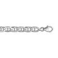Chaine sur Artemare : Bracelet en argent cha&icirc;ne maille marine largeur 5mm et longueur 18cm