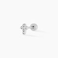 Bijoux sur Grenoble : Histoire d'Or Piercing Maanta Acier Blanc Oxyde De Zirconium