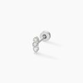 Bijoux sur Grenoble : Histoire d'Or Piercing Pirias Acier Blanc Oxyde De Zirconium