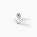 Bijoux sur Grenoble : Histoire d'Or Piercing Gandie Acier Blanc Oxyde De Zirconium