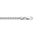 Bracelets sur Artemare : Bracelet en argent cha&icirc;ne maille palmier - longueur 18cm