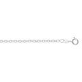 Cha&icirc;ne en argent maille for&ccedil;at largeur 2,5mm et longueur 50cm