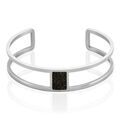Bijoux sur Grenoble : Imagine Bracelet Jonc Acier Blanc Maria