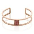 Bijoux sur Grenoble : Imagine Bracelet Jonc Acier Rose Maria