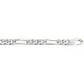 Chaine sur Artemare : Cha&icirc;ne en argent mailles 1+3 largeur 5mm et longueur 50cm