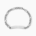 Histoire d'Or Bracelet Identit&eacute; Acier Blanc Jimmy