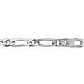 Chaine sur Artemare : Cha&icirc;ne en argent mailles 1+1 largeur 7mm et longueur 55cm
