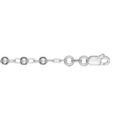 Chaine sur Artemare : Bracelet en argent cha&icirc;ne maille boules largeur 4mm et longueur 19cm