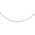 Cha&icirc;ne en argent maille Singapour longueur 40cm